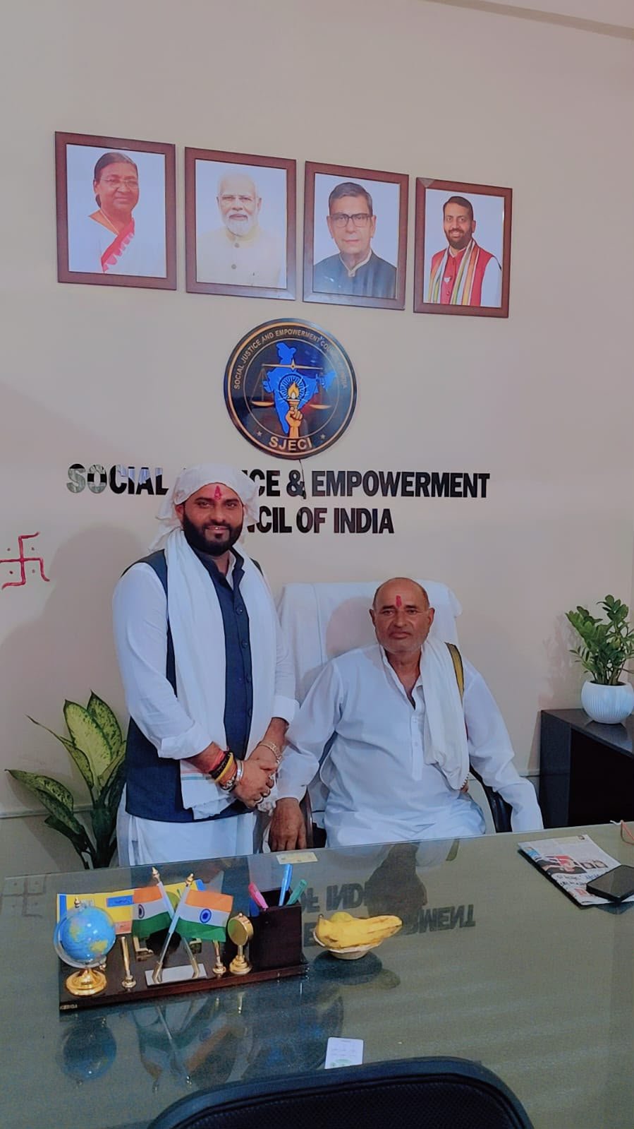 इंद्री में सोशल जस्टिस एंड एम्पावरमेंट काउंसिल ऑफ इंडिया के कार्यालय का उद्घाटन